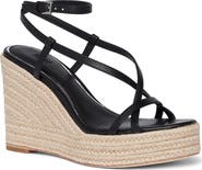 PAIGE Marlow Ankle Strap Espadrille Platform Wedge Sandal