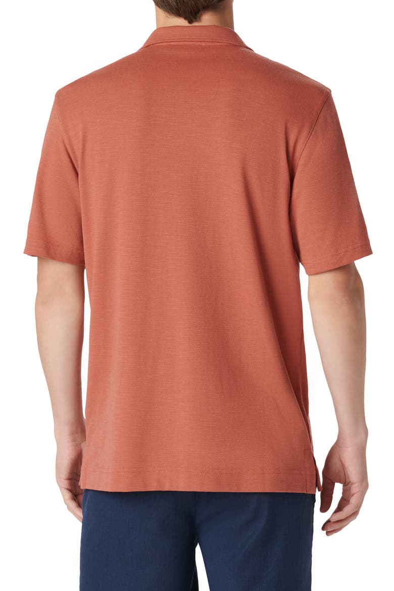 Knit Camp Shirt, Alternate, color, SIENNA