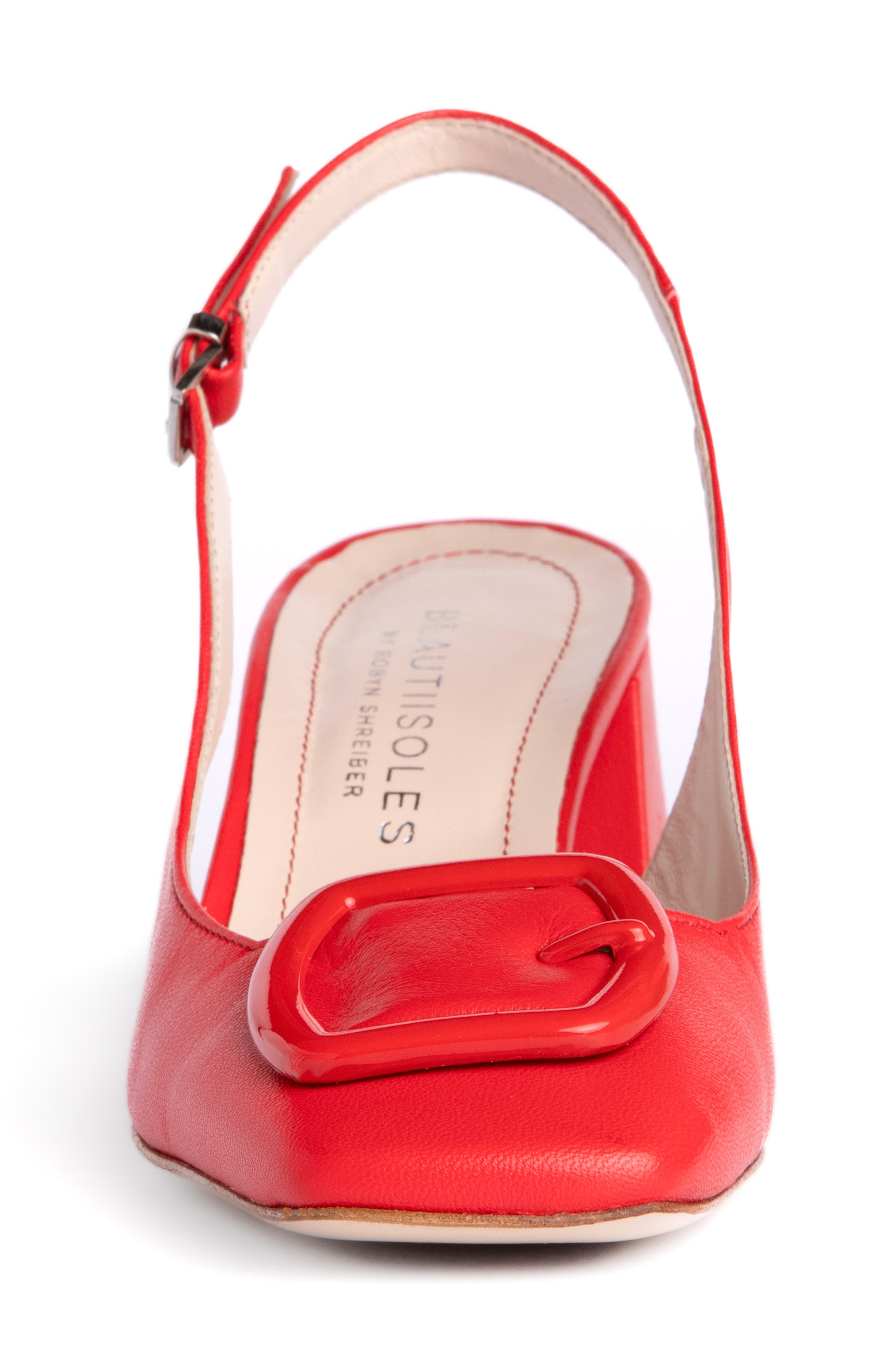BEAUTIISOLES Duchess Slingback Pump, Alternate, color, Red