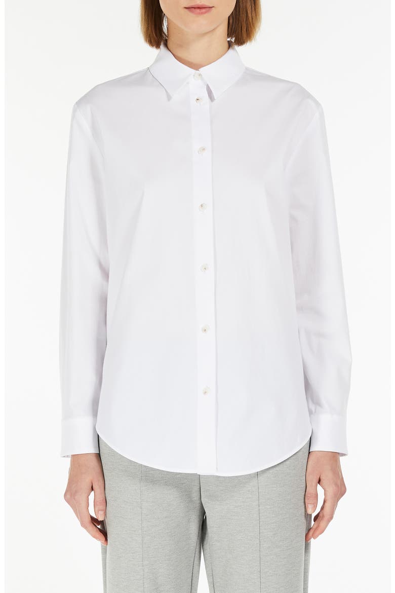 Ricard Woven Cotton Shirt, Main, color, OPTICAL WHITE