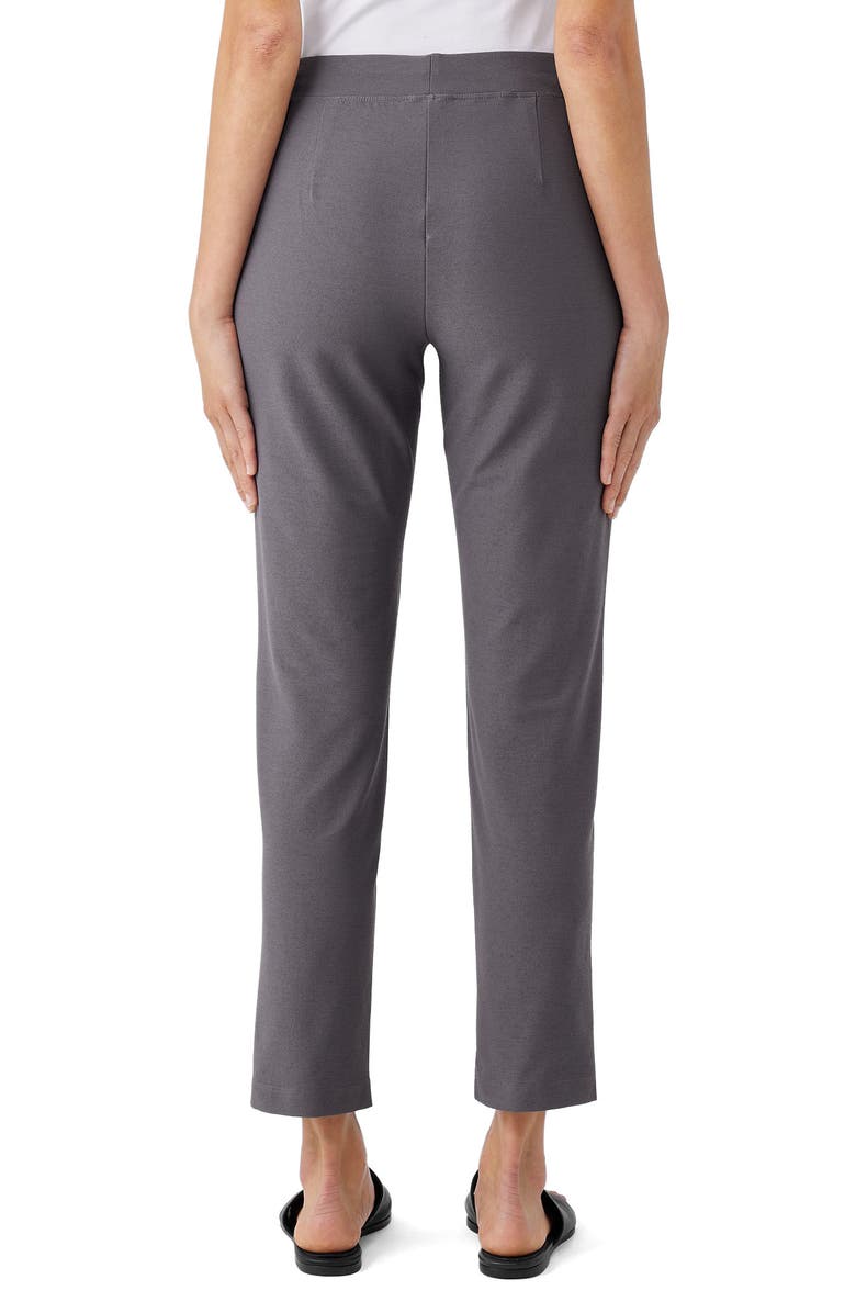 Eileen Fisher Slim Ankle Stretch Crepe Pants, Alternate, color, 
