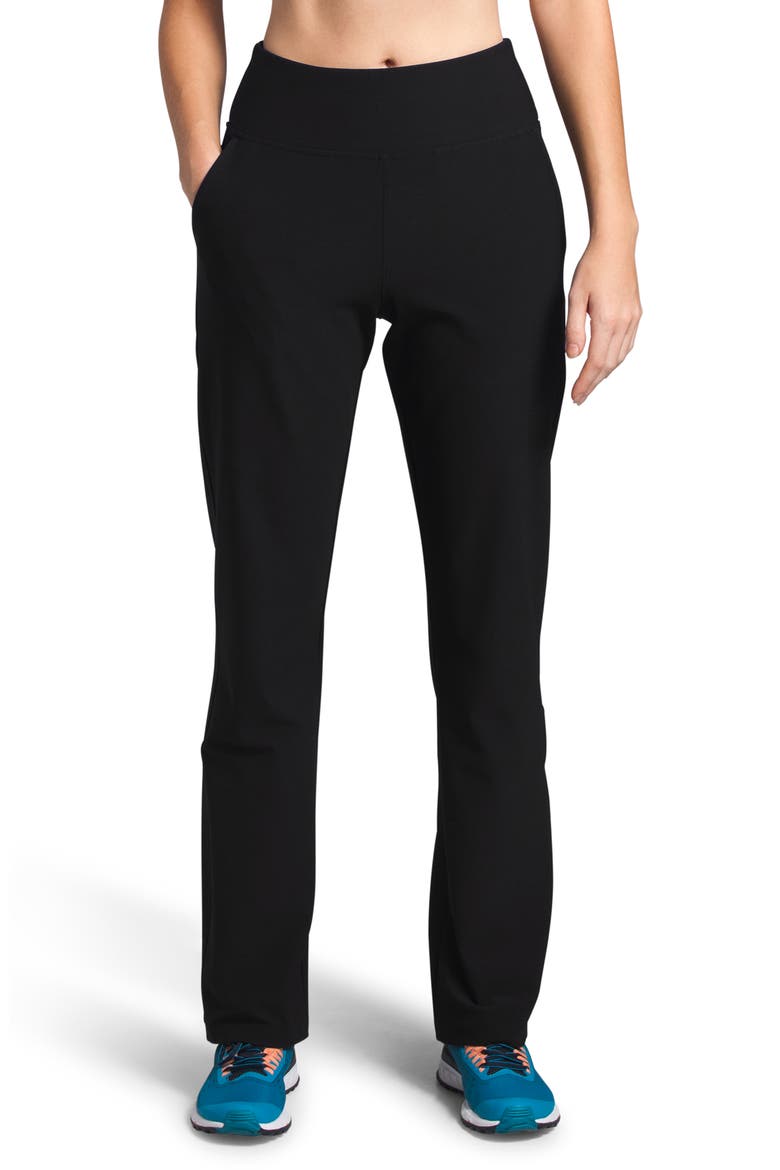 Everyday High Waist Pants, Main, color, BLACK