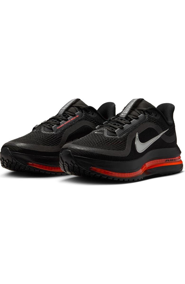 Nike Pegasus Premium Running Shoe, Main, color, Black/ Crimson/ Silver