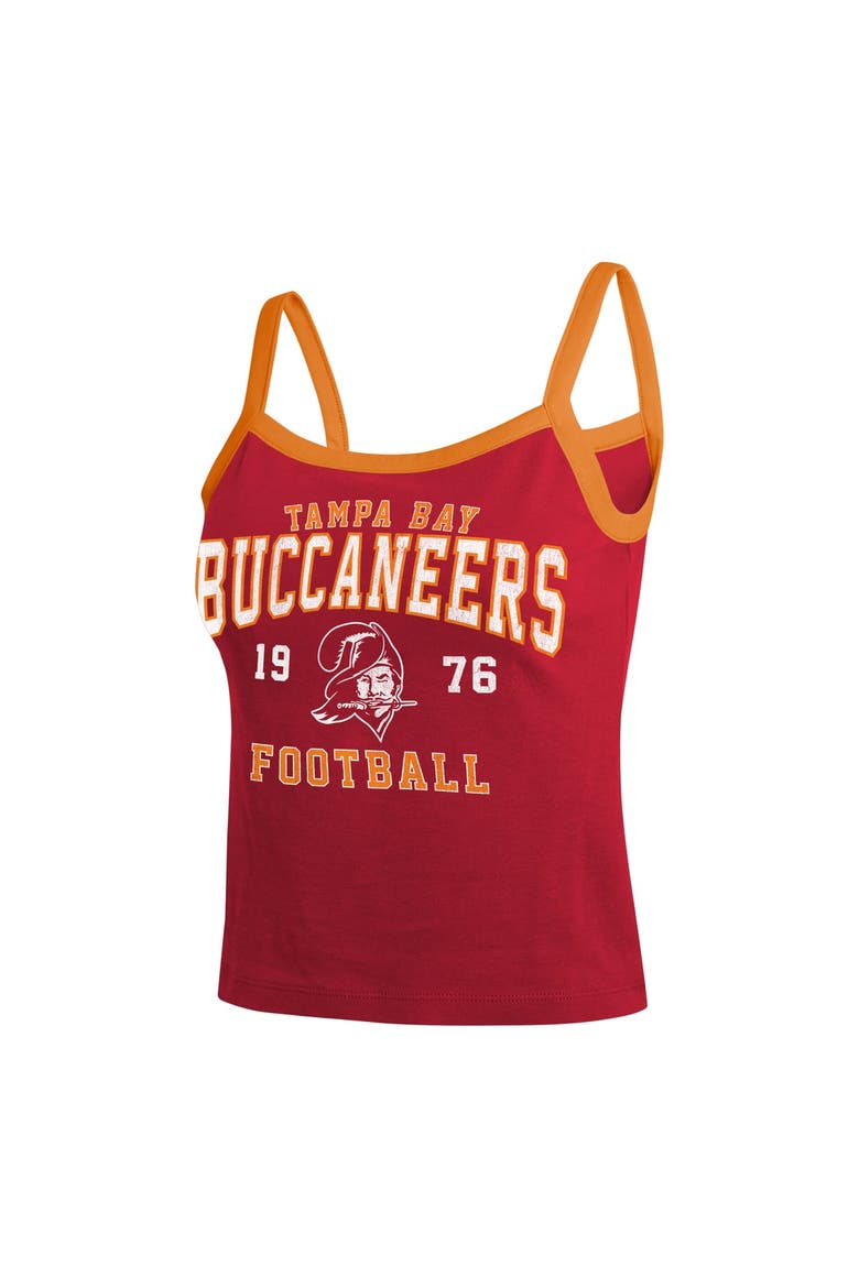 Women's WEAR by Erin Andrews  Red Tampa Bay Buccaneers Colorblock Tank Top, Alternate, color, Red
