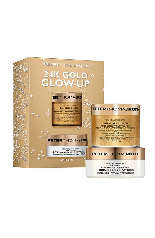 Peter Thomas Roth 24k Gold Glow-up Set In Transparent