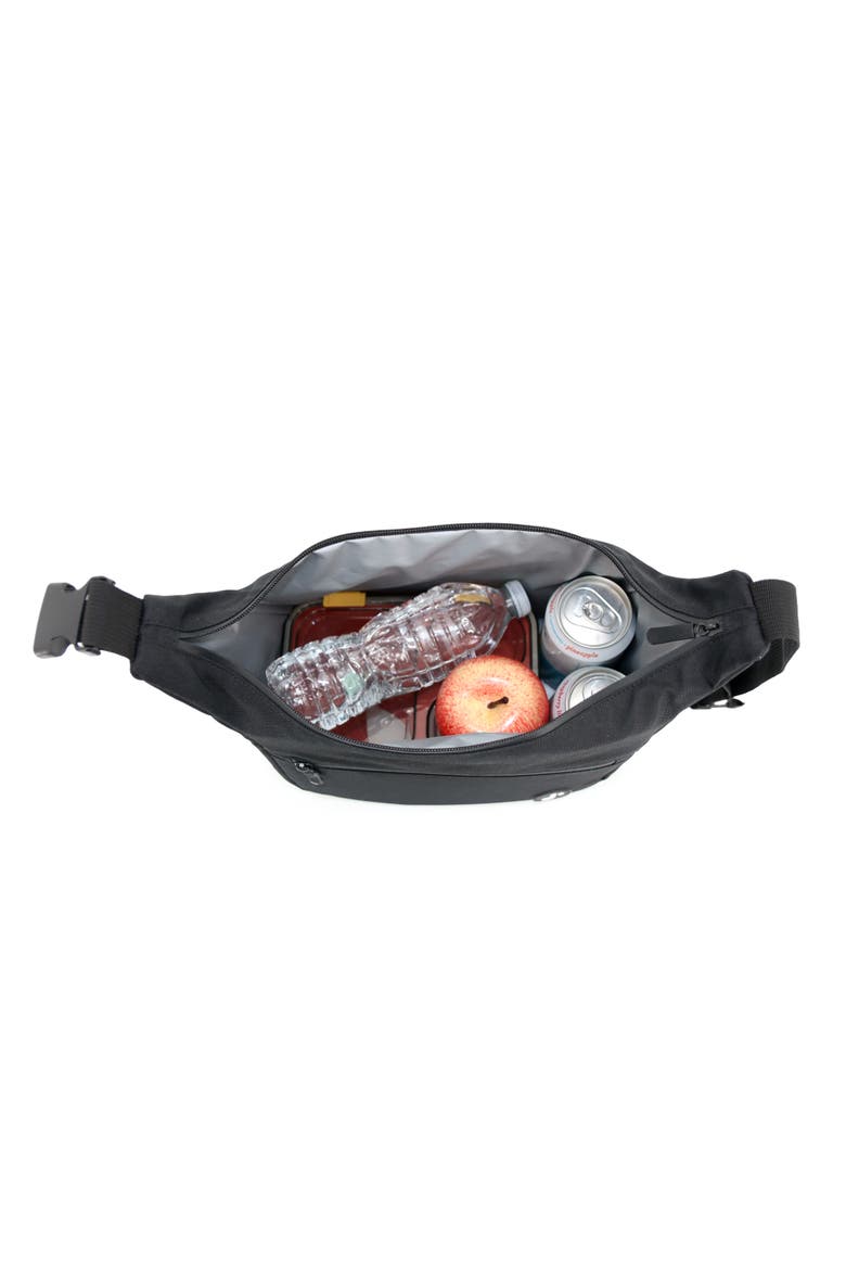 Lane Insulated Lunch Bag with Adjustable Clip-Strap, Alternate, color, Black