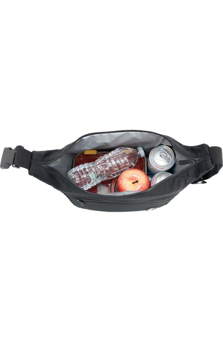 J World Lane Insulated Lunch Bag with Adjustable Clip-Strap, Alternate, color, Black
