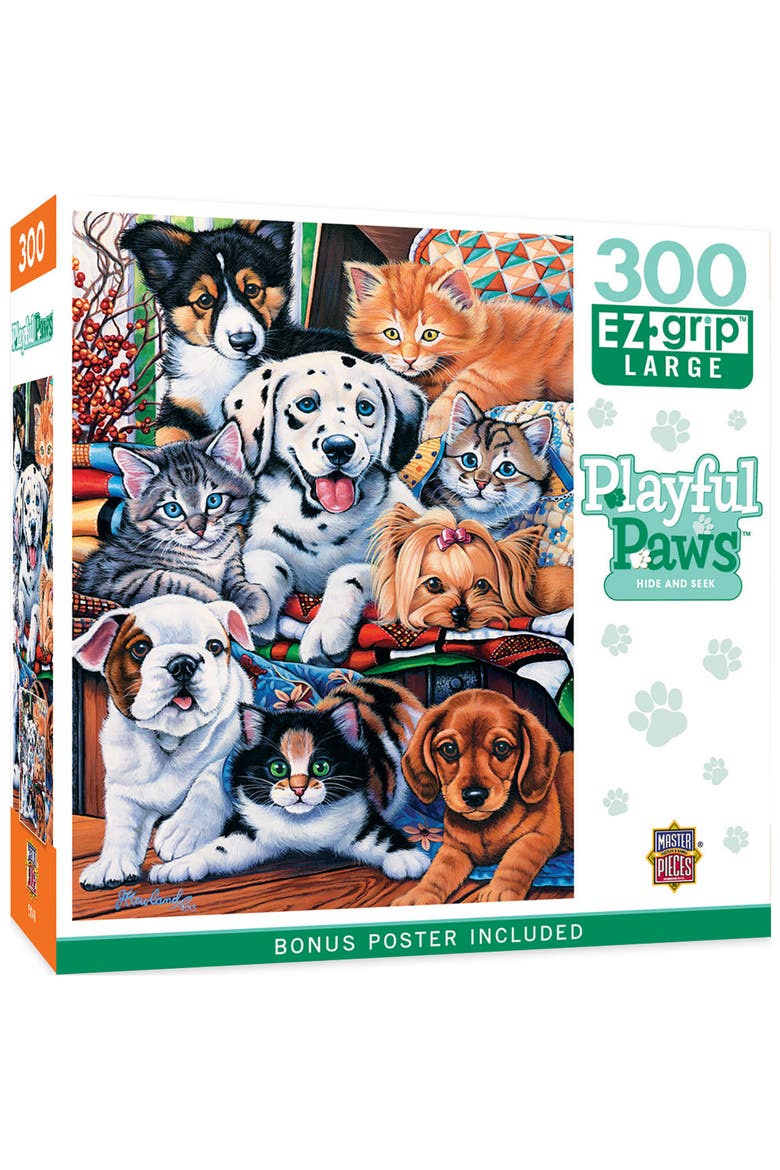 Hide and Seek 300 Piece Jigsaw Puzzle, Main, color, Multicolor