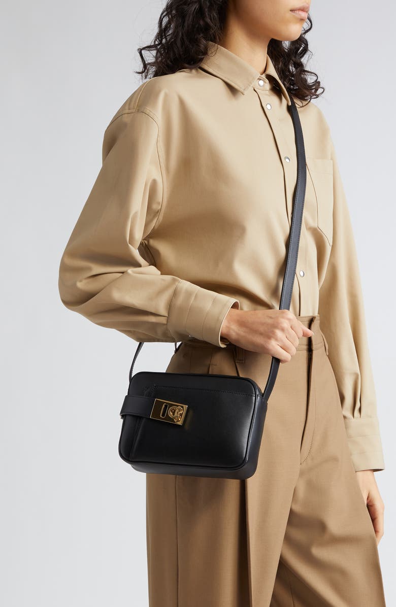 FERRAGAMO Archive Gancini Camera Crossbody Bag, Alternate, color,