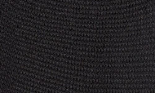 Madewell Cotton Crewneck Cardigan In Black