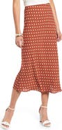 Halogen® Bias Cut A-Line Skirt