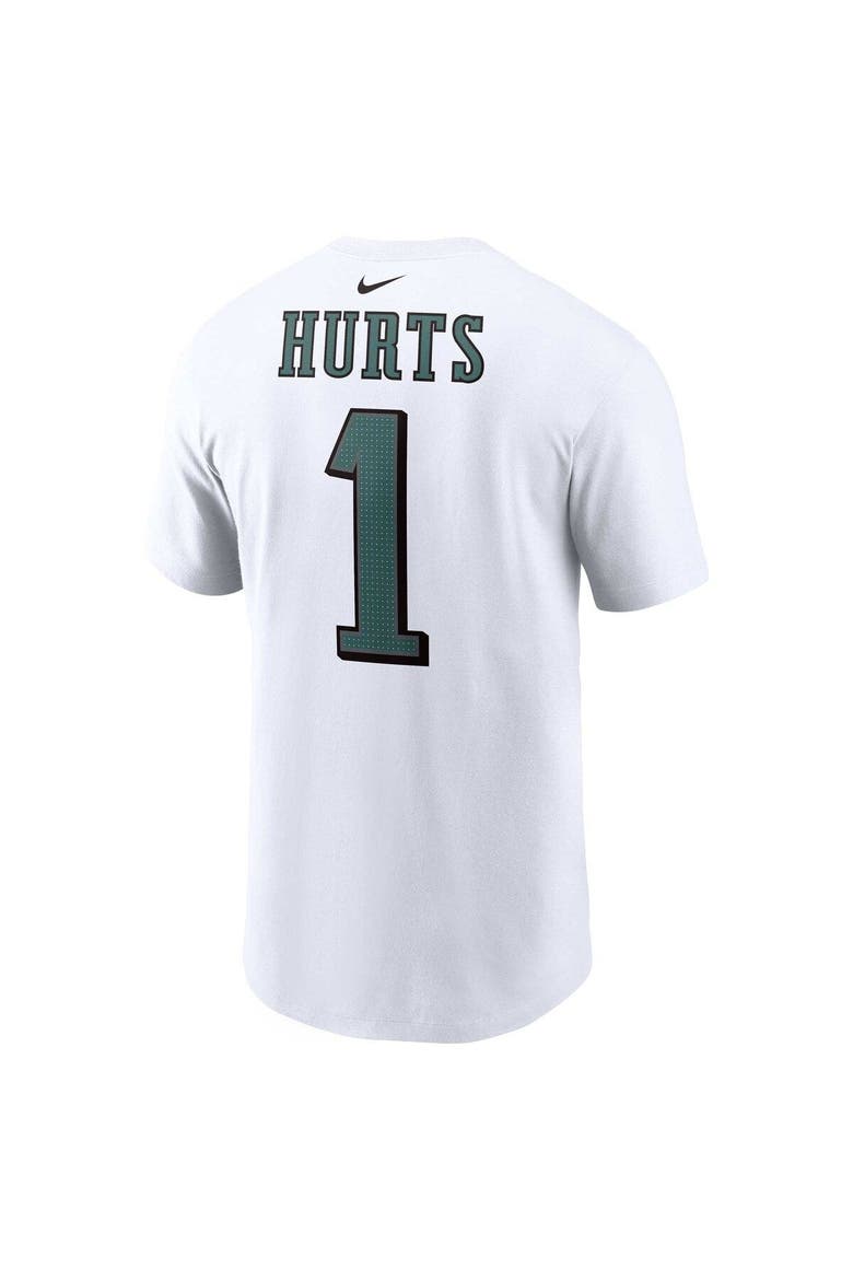 Men's Nike Jalen Hurts  White Philadelphia Eagles  Player Name & Number T-Shirt, Alternate, color, White