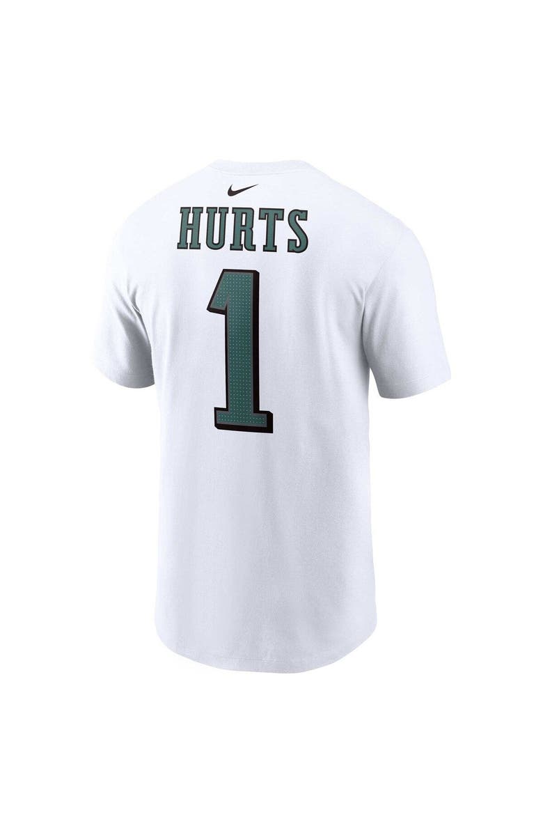 Nike Men's Nike Jalen Hurts  White Philadelphia Eagles  Player Name & Number T-Shirt, Alternate, color, White