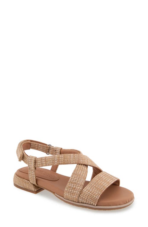 GENTLE SOULS BY KENNETH COLE Heather Slingback Sandal in Natural Fabric 