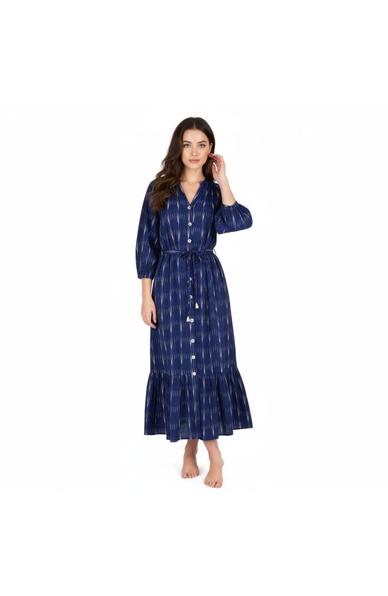 Mer St. Barth Juliette shirtdress, Alternate, color, Indigo