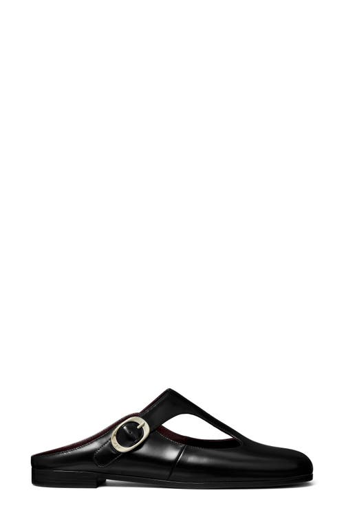 Tory Burch Violet T-strap Mule In Black