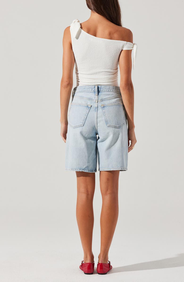 ASTR the Label Lora Bow One-Shoulder Top, Alternate, color,