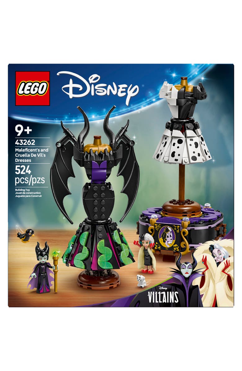 LEGO<sup>®</sup> 9+ Disney Maleficent's and Cruella De Vil's Dresses - 43262, Main, color, Multi
