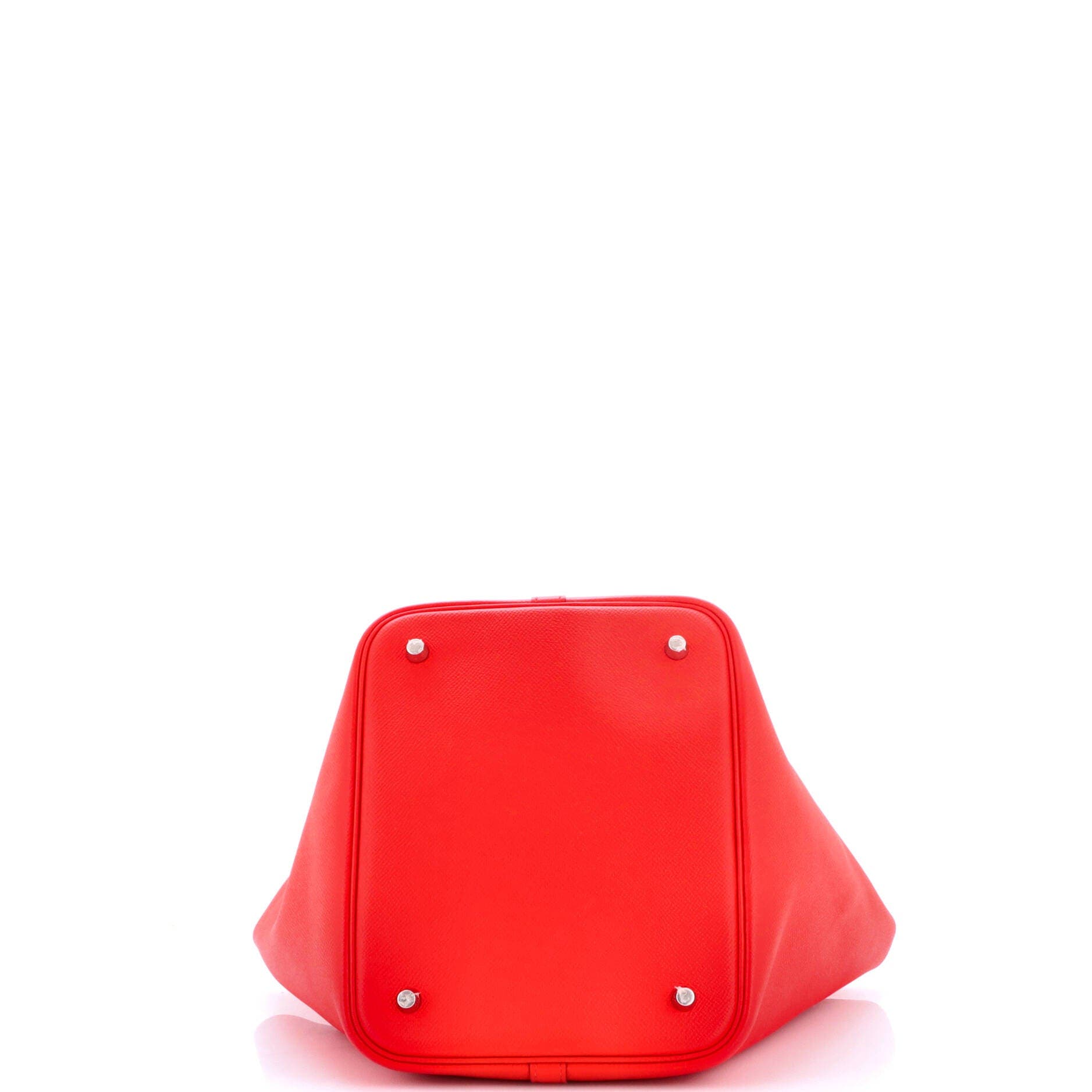 Picotin Lock Bag Tressage Epsom MM, Alternate, color, Red