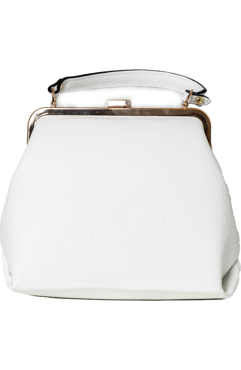 Persaman New York Satchel Top-Handle Bag, Main, color, White