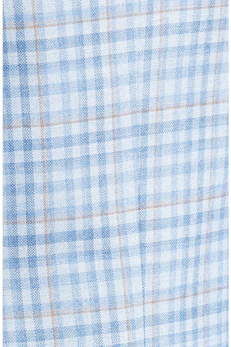 Hartford Classic Fit Check Wool Sport Coat, Alternate, color, LIGHT BLUE