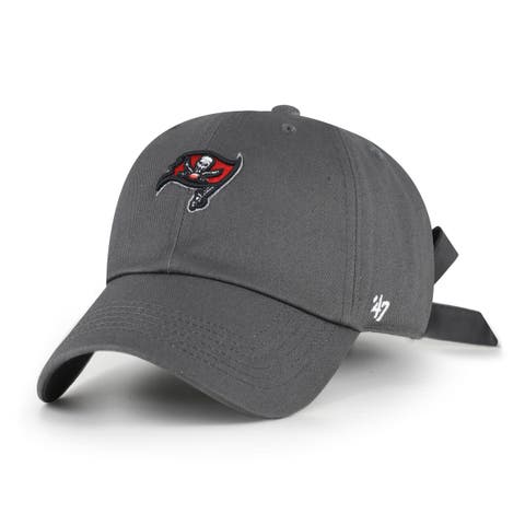 Women's '47 Graphite Tampa Bay Buccaneers  Bow Back Clean Up Adjustable Hat