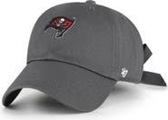 '47 Women's '47 Graphite Tampa Bay Buccaneers  Bow Back Clean Up Adjustable Hat