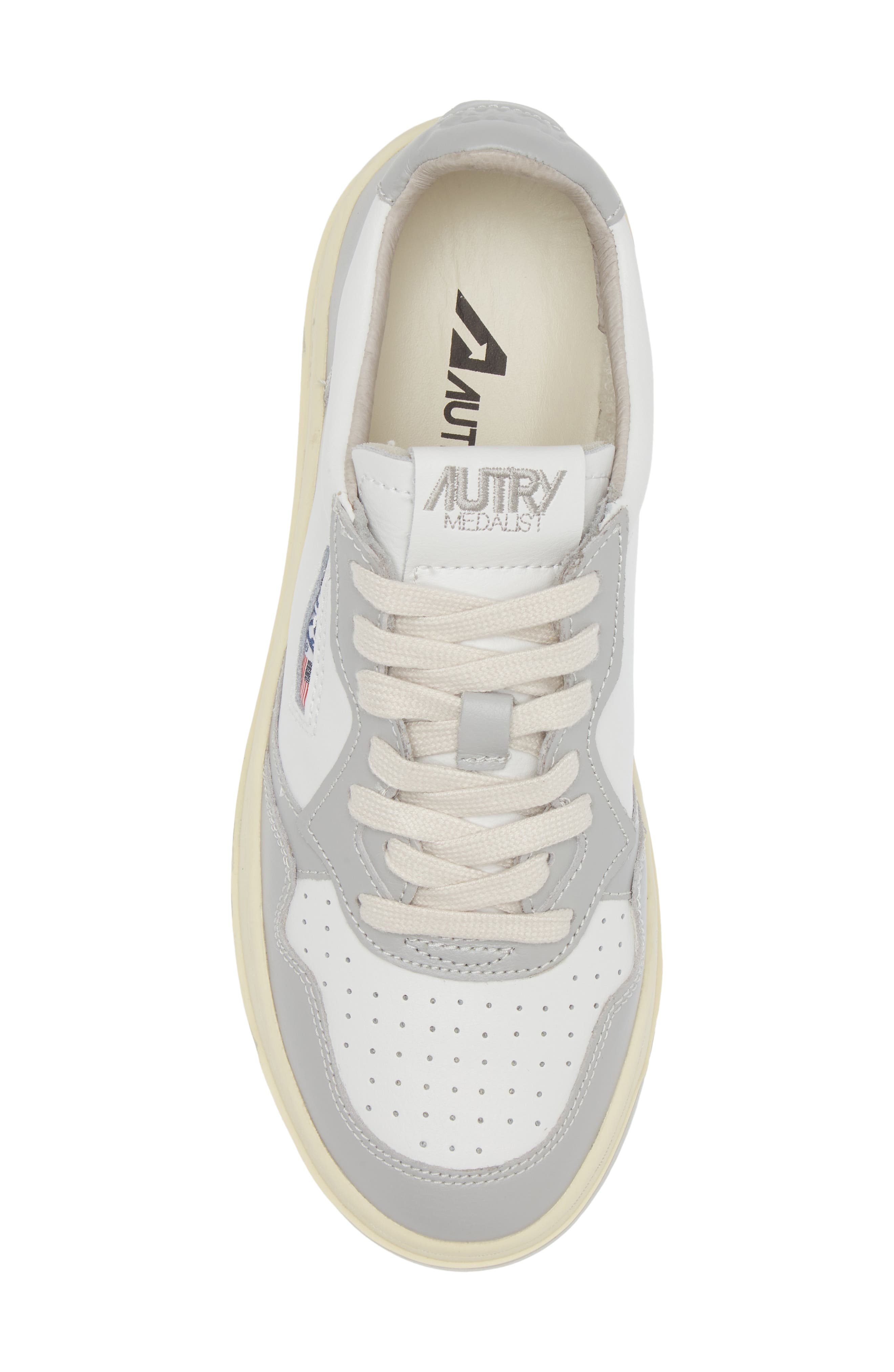 Medalist Low Sneaker, Alternate, color, WHITE/ VAPOR