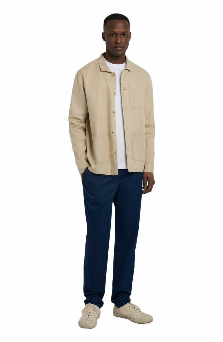 Onia Linen Overshirt, Main, color, 