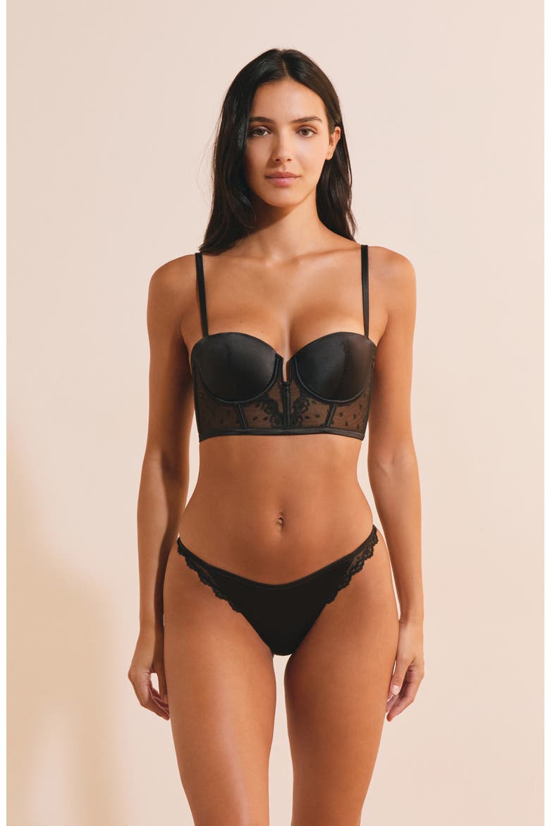 Eloa Bustier, Alternate, color, BLACK