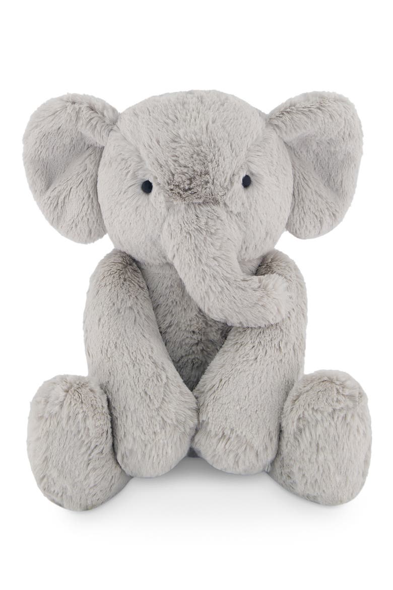 Olive the Elephant 12", Main, color, Grey
