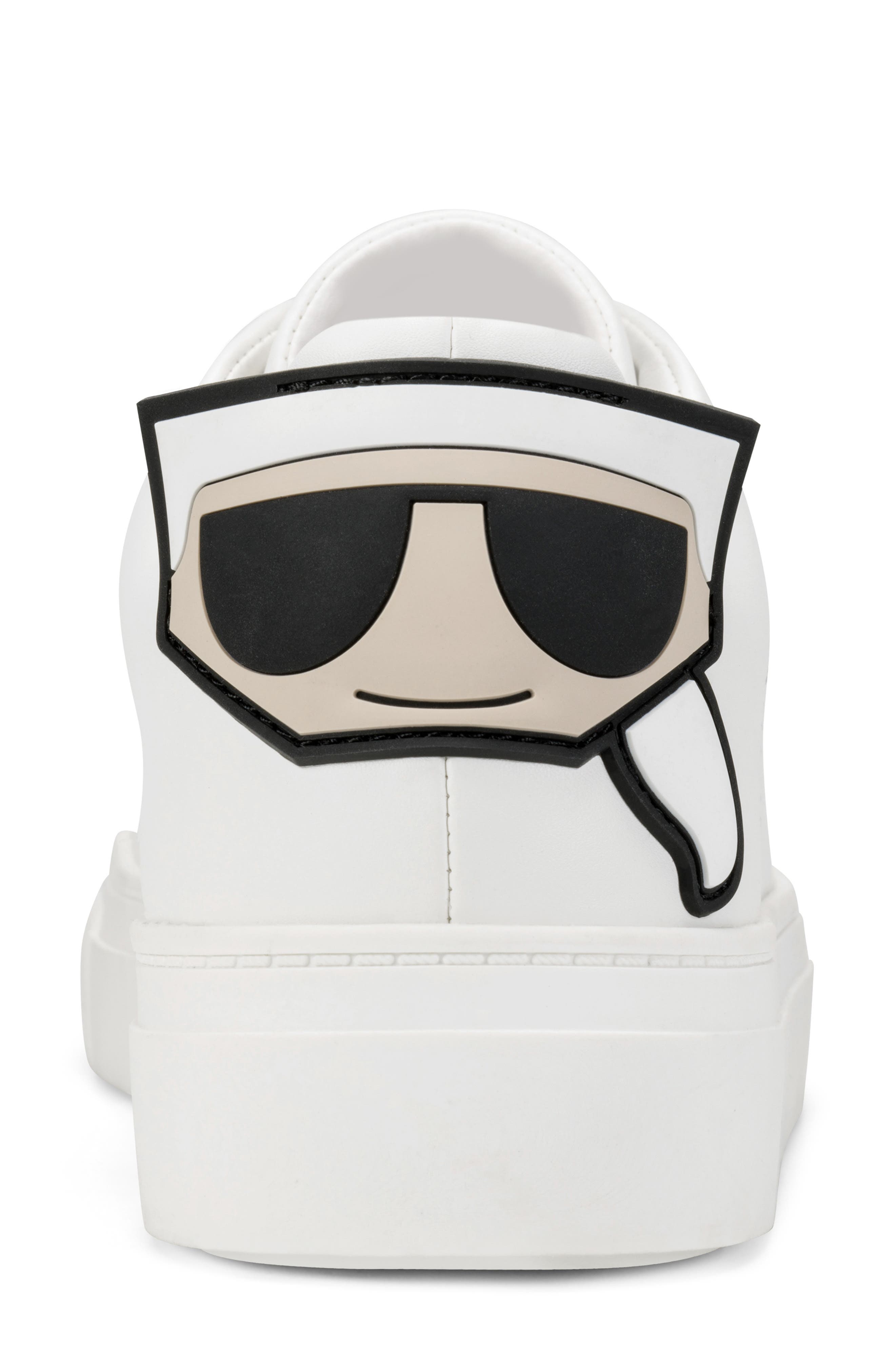 Canta Faux Leather Sneaker, Alternate, color, WHITE
