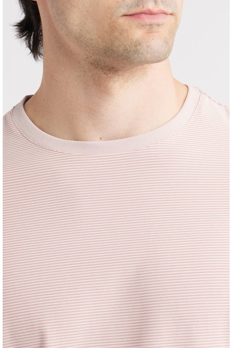 Hickman Feeder Stripe T-Shirt, Alternate, color, SHADOW CORAL