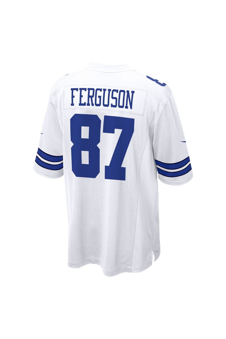 Men's Nike Jake Ferguson White Dallas Cowboys Game Jersey, Alternate, color, White