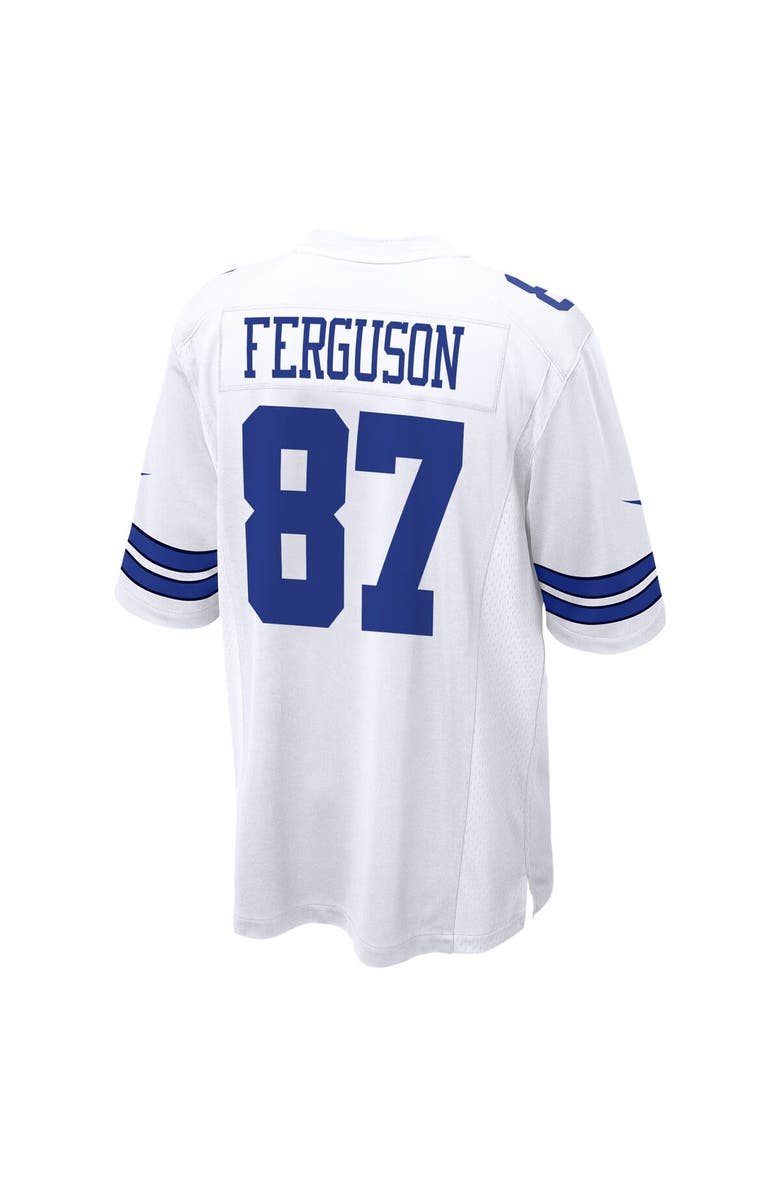 Nike Men's Nike Jake Ferguson White Dallas Cowboys Game Jersey, Alternate, color, White