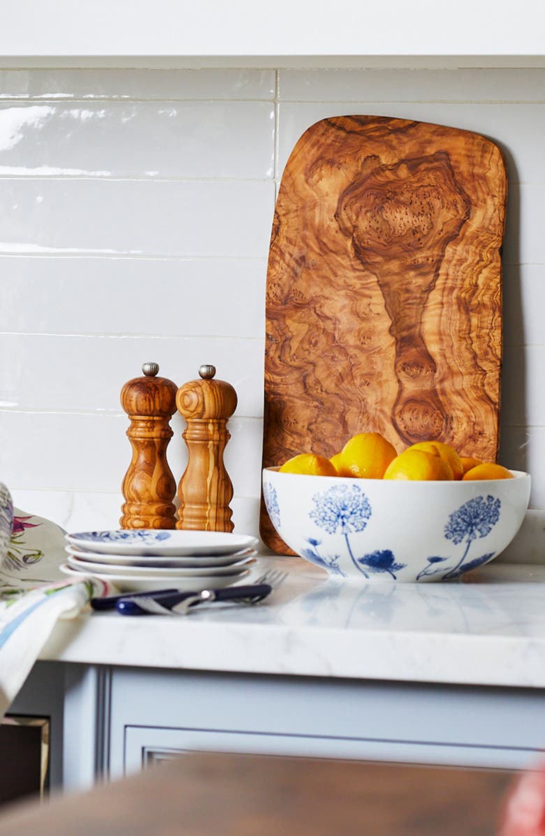 Caskata Summer Blues Vegetable Serving Bowl - Porcelain, Alternate, color, Blue