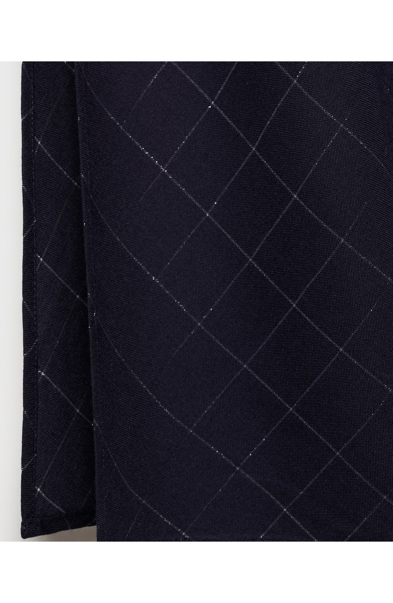 Metallic Plaid Maxi Skirt - image 2