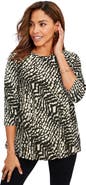 Jessica London Stretch Knit Swing Tunic