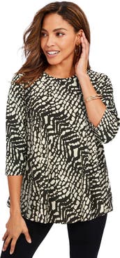 Jessica London Stretch Knit Swing Tunic
