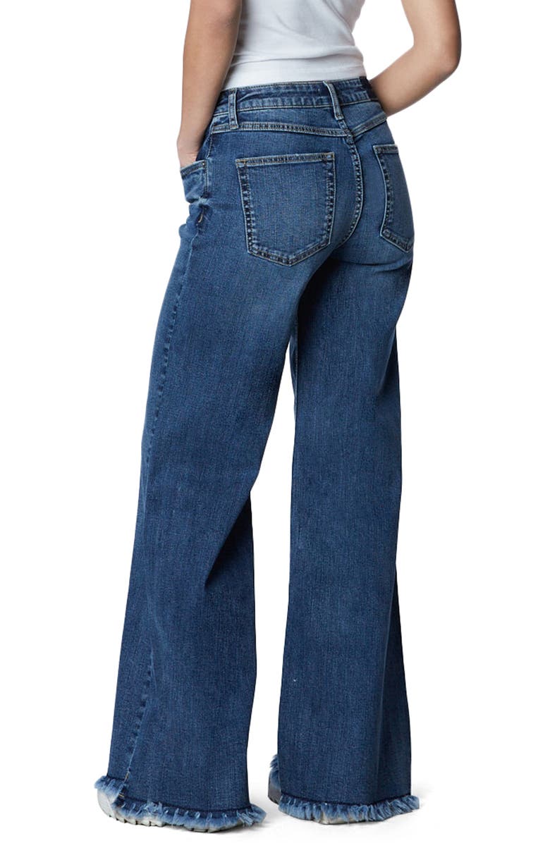 HINT OF BLU Mighty High Waist Wide Leg Jeans, Alternate, color,