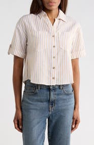JASON WU Stripe Camp Shirt