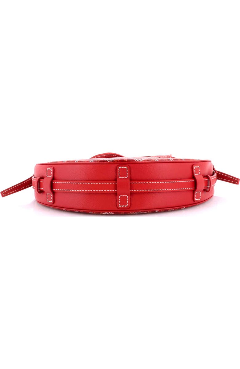 Pre-Owned Goyard Hirondelle Shoulder Bag Coated Canvas and Leather, Alternate, color, Red