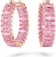 Swarovski Matrix Hoop Earrings