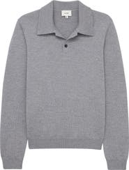 DL1961 Merino Wool Johnny Collar Polo Sweater