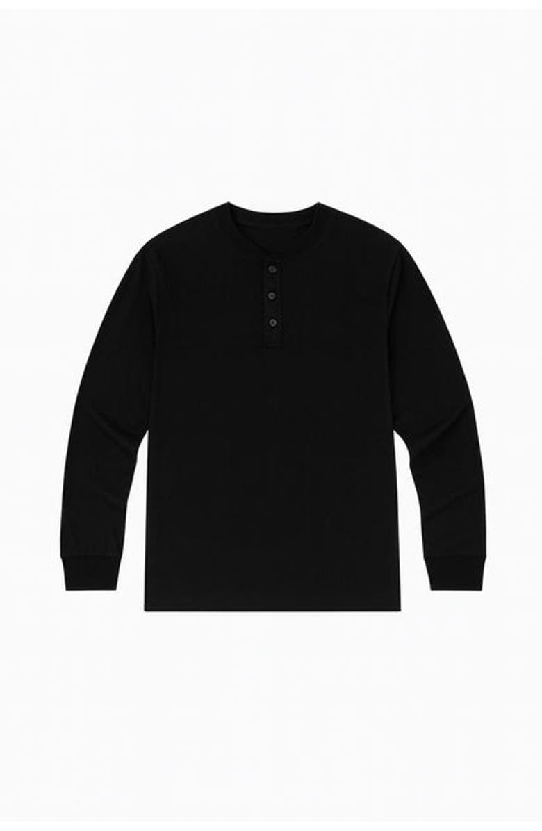 BenBen Mens Long Sleeve Henley Shirt, Alternate, color, 