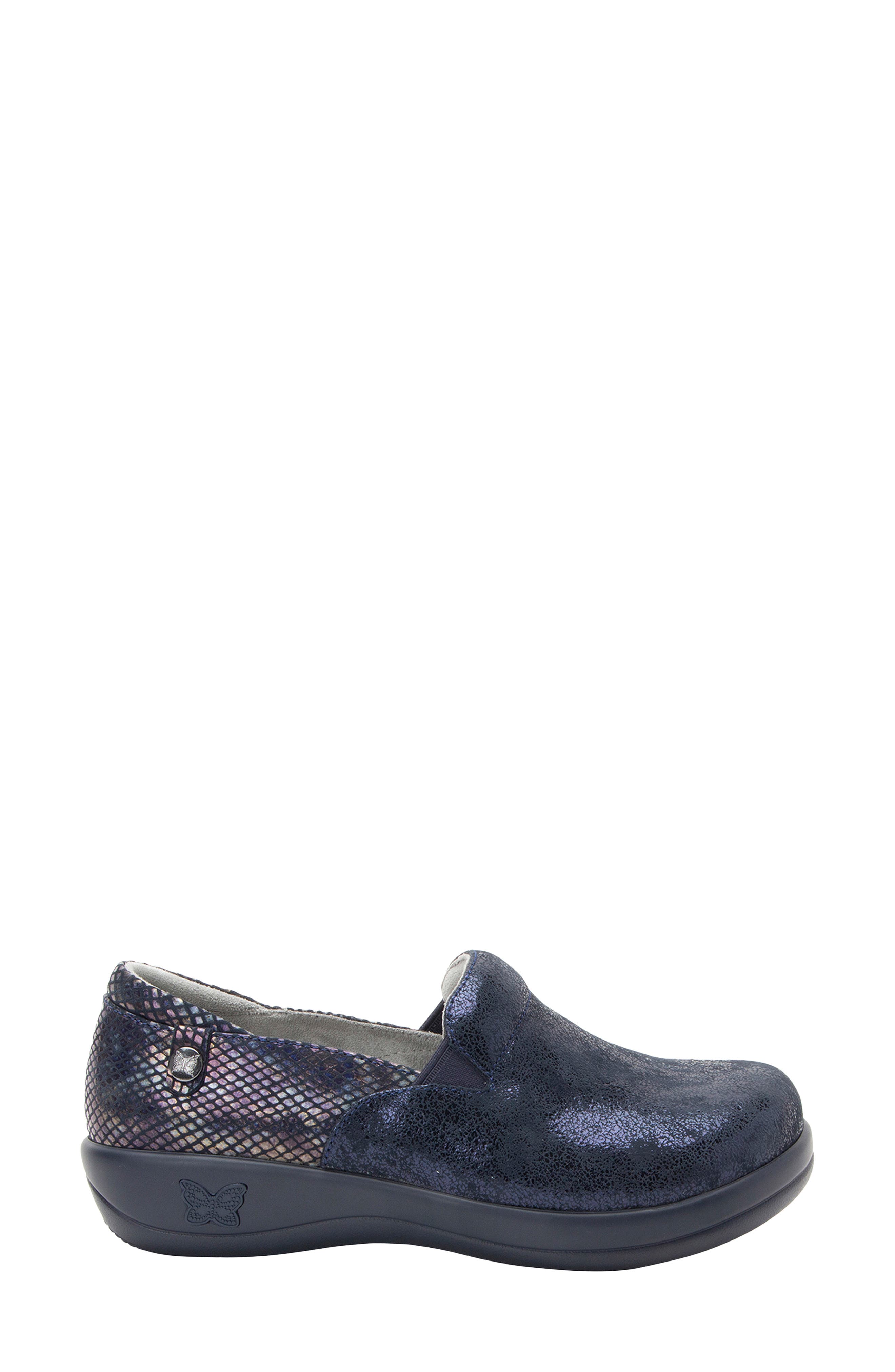 Keli Clog, Alternate, color, GLIMMER NAVY