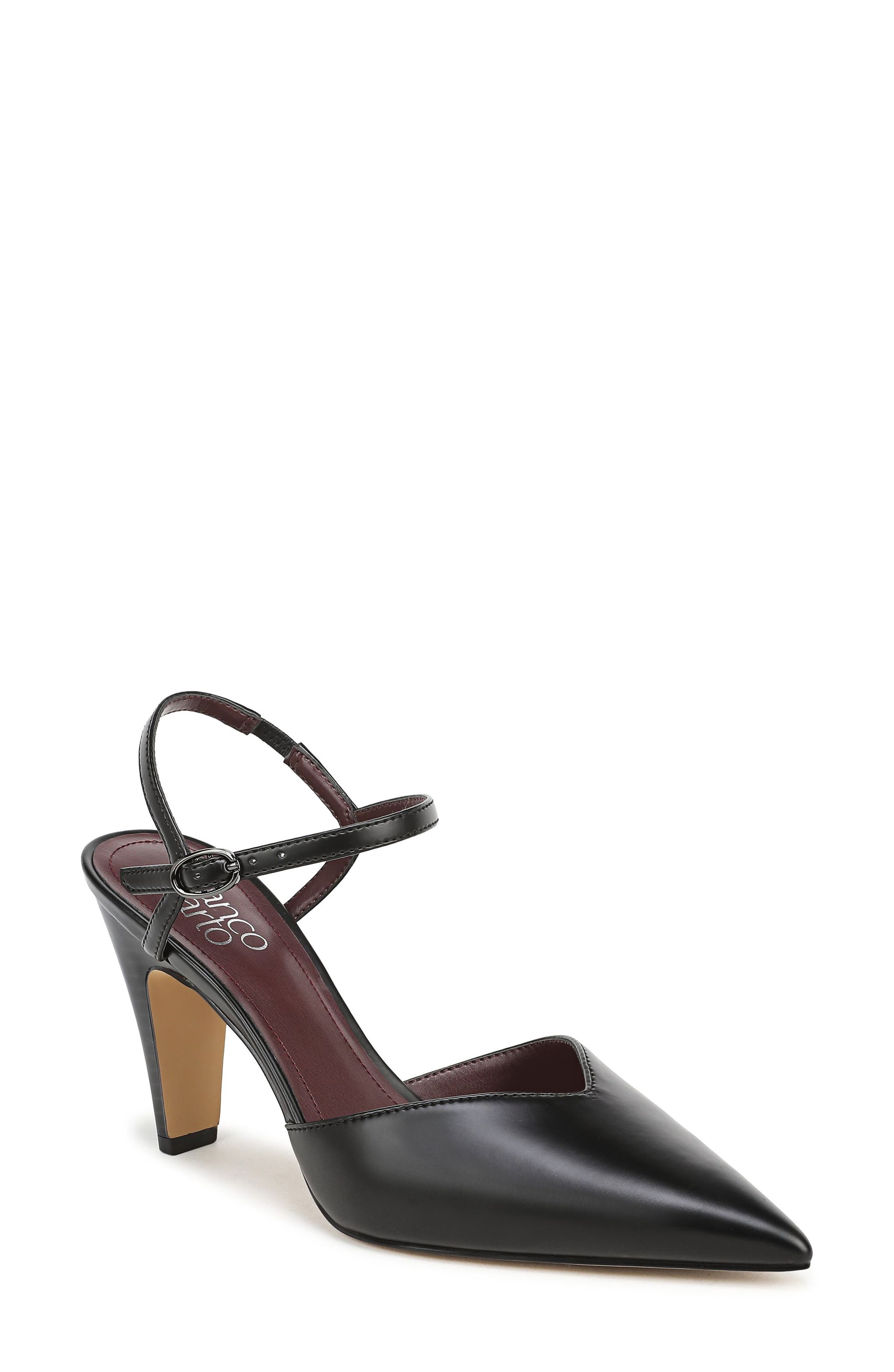 Saskia Pointed Toe Pump, Main, color, BLACK