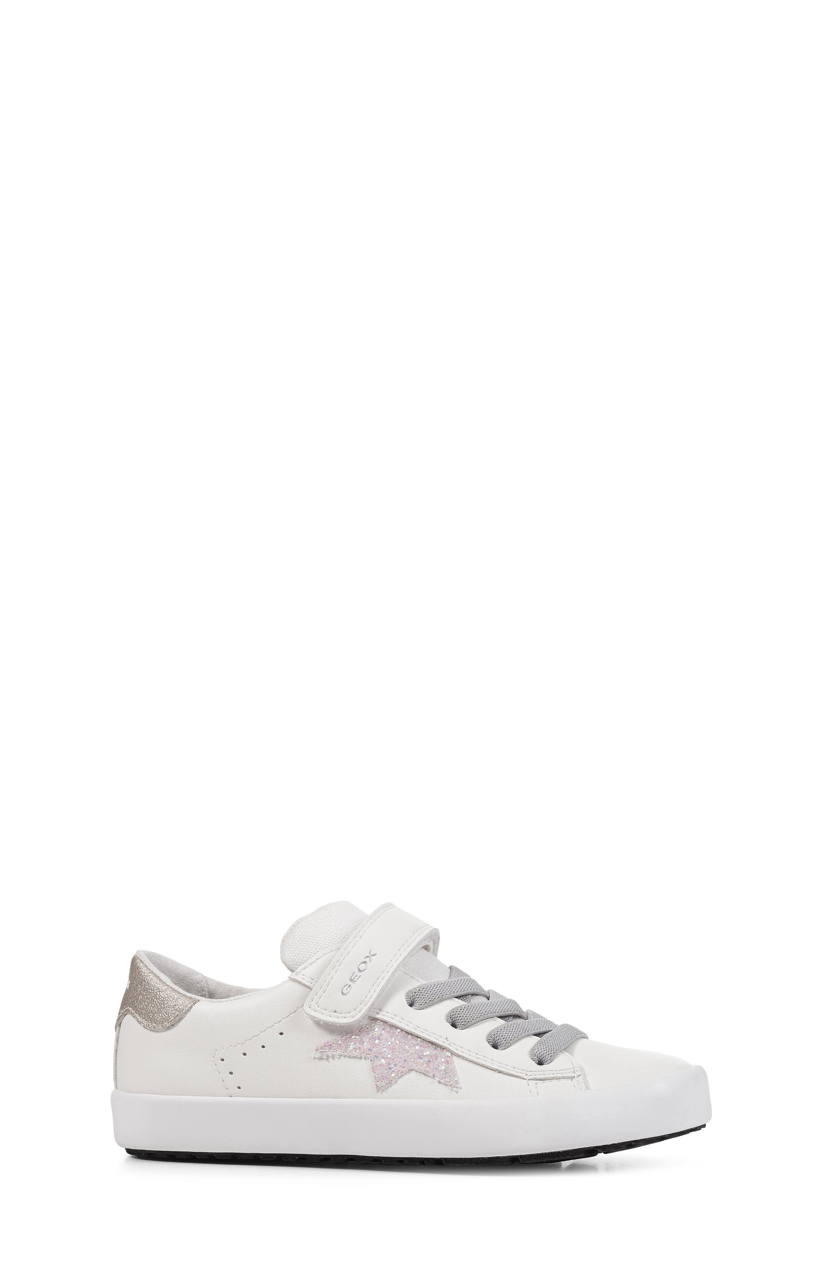 Kids' Kilwi Sneaker, Alternate, color, WHITE/ PINK