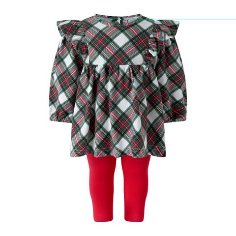 Tartan Top and Legging Set