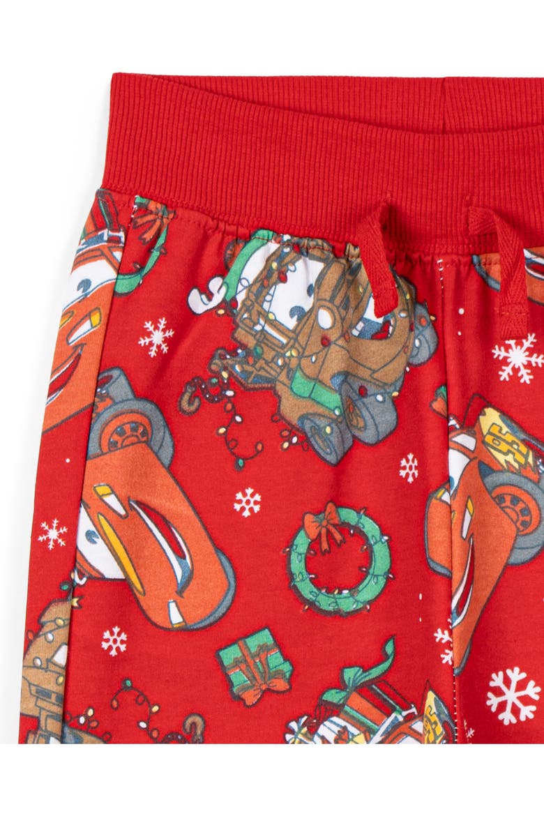 Pixar Holiday 2-Piece Fleece Sweatshirt and Pants Set, Alternate, color, Lightning Mater Red